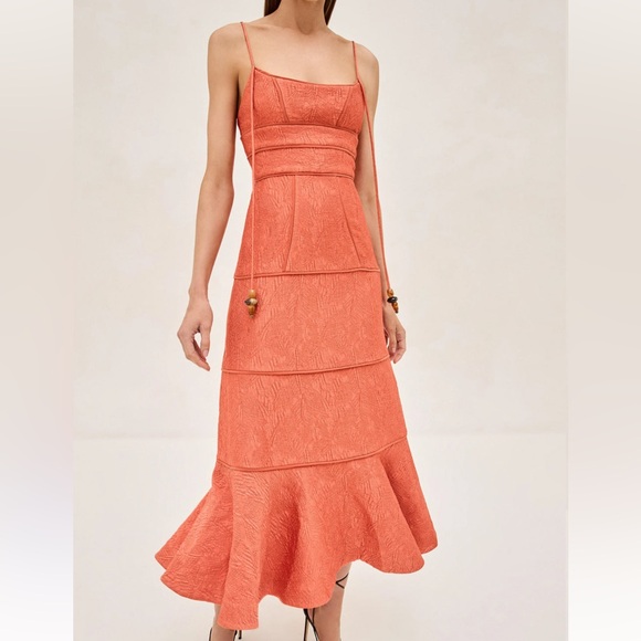 ALEXIS Vereda Dress Terracotta Size Large - Picture 2 of 13